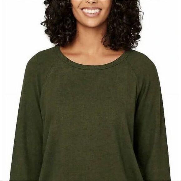 💇‍♀️Buffalo Olive Green Lightweight Long Sleeve Sweater Large - Picture 5 of 14